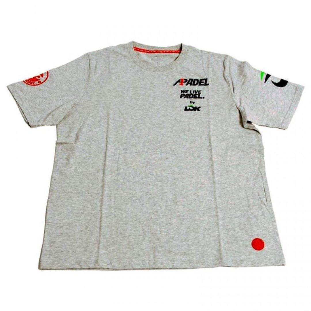 Camiseta Lok A1 Padel Bridger Gris Melange | Lok