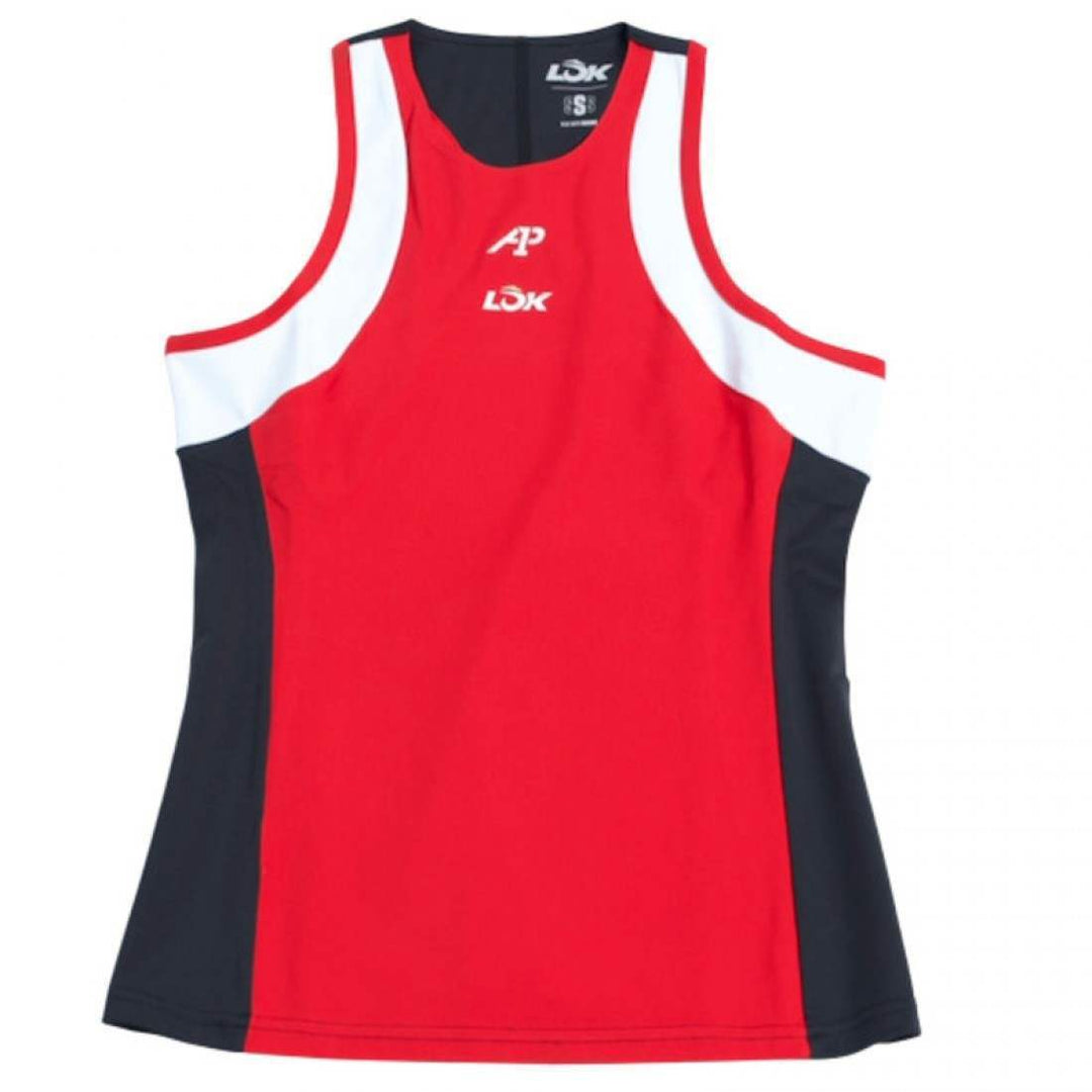 Camiseta Lok A1 Padel Elk Blanco Negro Mujer | Lok