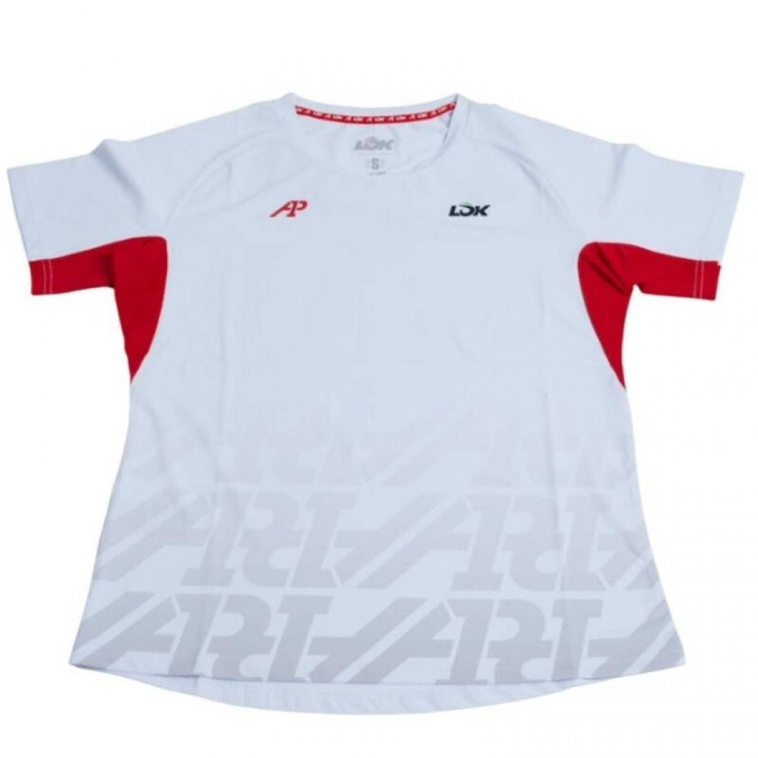 Camiseta Lok A1 Padel Stanish Blanco Mujer