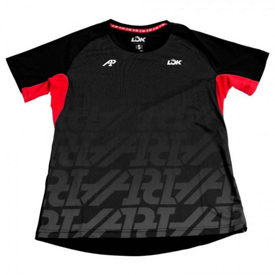 Camiseta Lok A1 Padel Stanish Negro Mujer | Lok