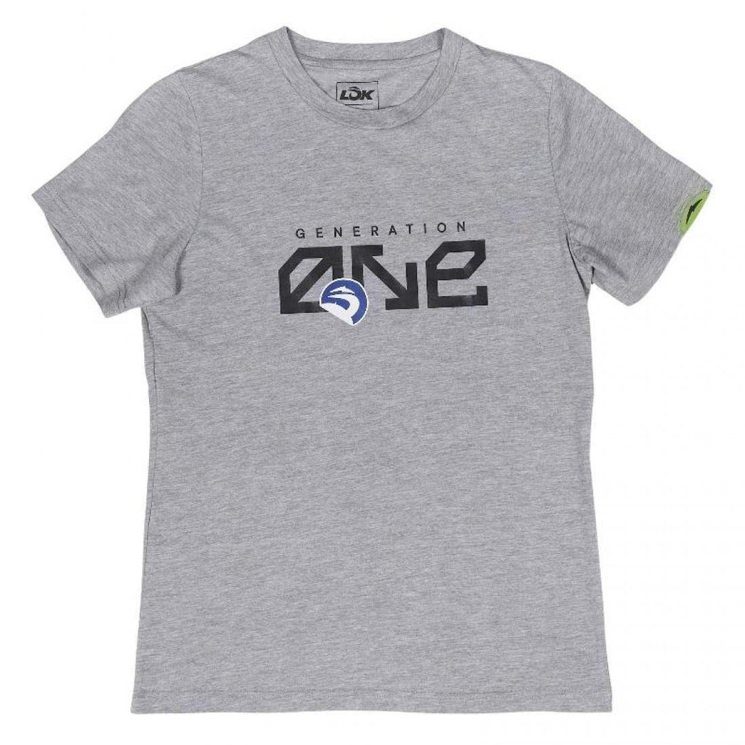 Camiseta Lok Gen One Gris Mujer