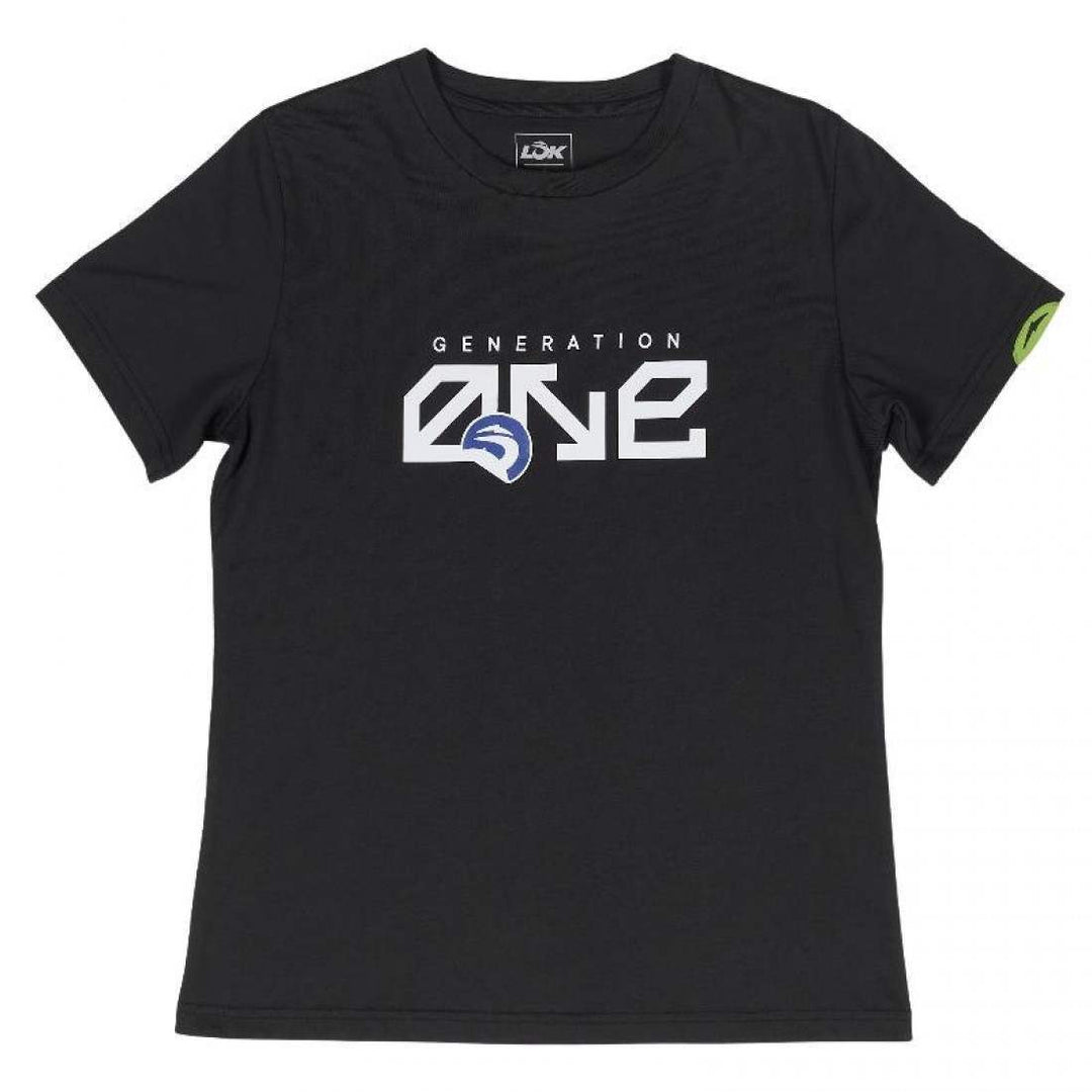 Camiseta Lok Gen One Negro Mujer