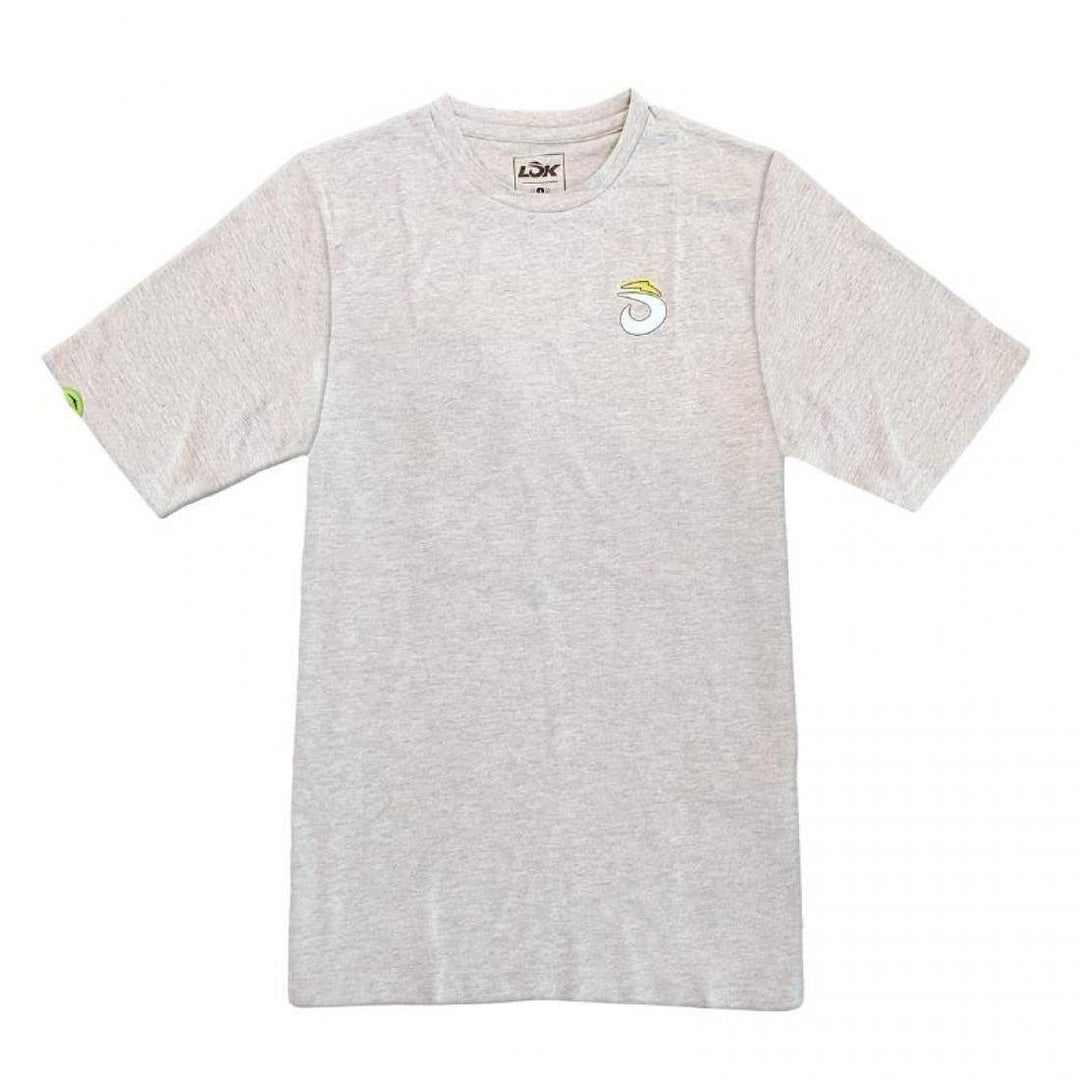 Camiseta Lok Laced Accent Gris Mujer