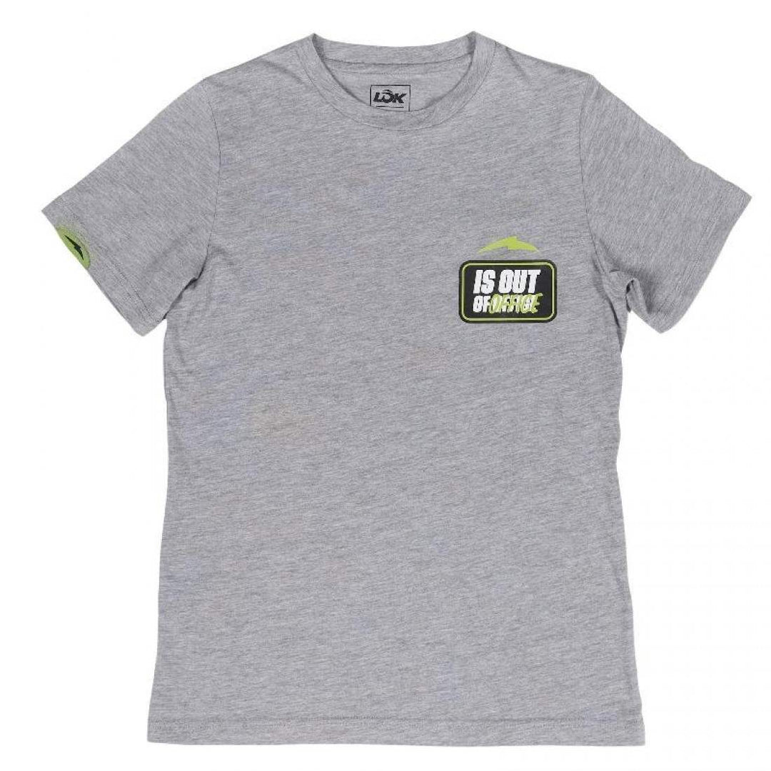 Camiseta Lok Out Of Office Gris Mujer