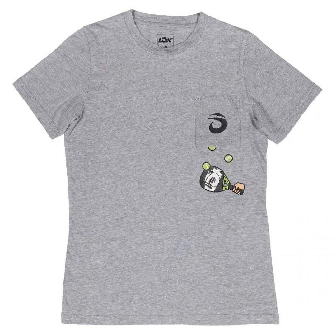 Camiseta Lok The Juggler Gris Mujer | Lok
