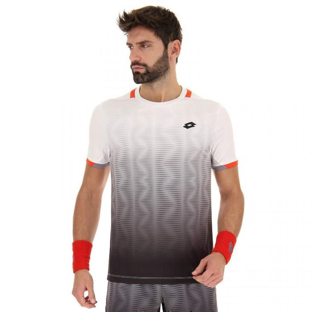 Camiseta Lotto Top IV Negro Blanco Brillante | Lotto