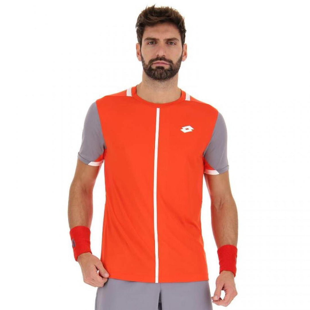 Camiseta Lotto Top IV Rojo Amapola Gris Plata | Lotto