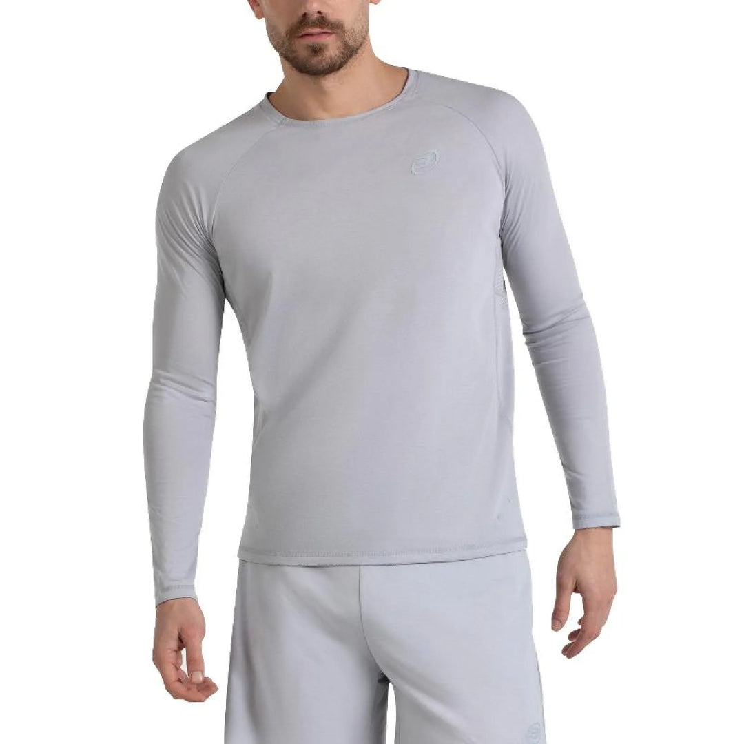 Camiseta Manga Larga Bullpadel Amer Gris Perla