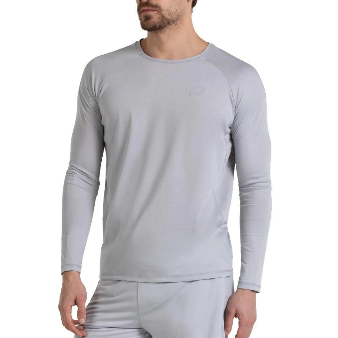 Camiseta Manga Larga Bullpadel Amer Gris Perla