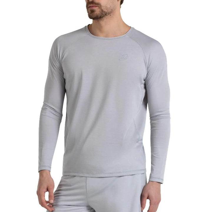 Camiseta Manga Larga Bullpadel Amer Gris Perla