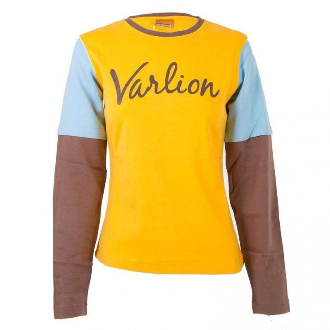 Camiseta Manga Larga Varlion MD M/L06-MC617 Amarillo Mujer