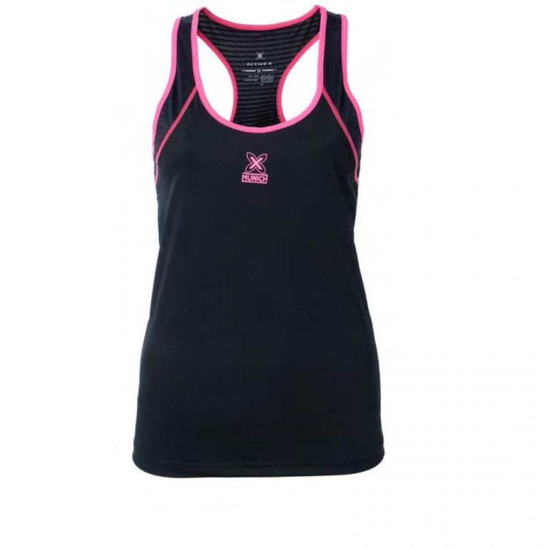 Camiseta Munich Atomik Negro Mujer | MUNICH