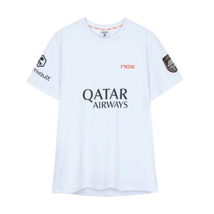 Camiseta Nox Agustin Tapia Sponsors AT10 Blanco 2026