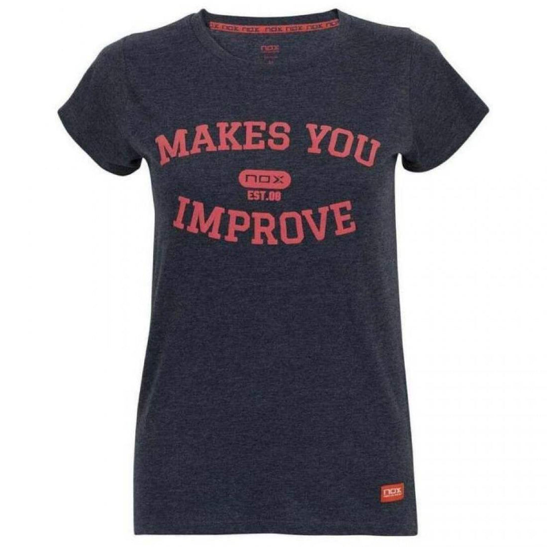 Camiseta Nox Basic Azul Marino Mujer