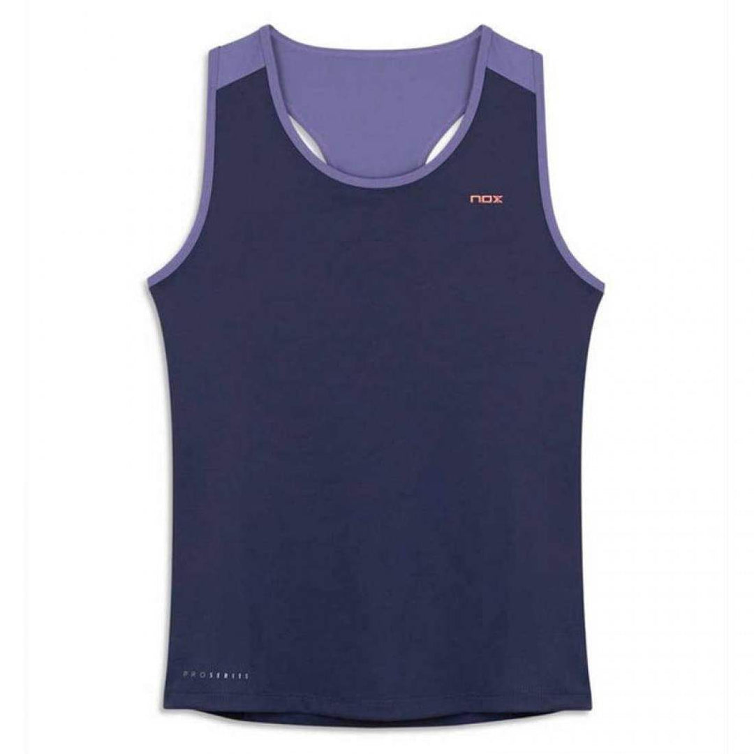 Camiseta Nox Pro Azul Marino Mujer | Nox