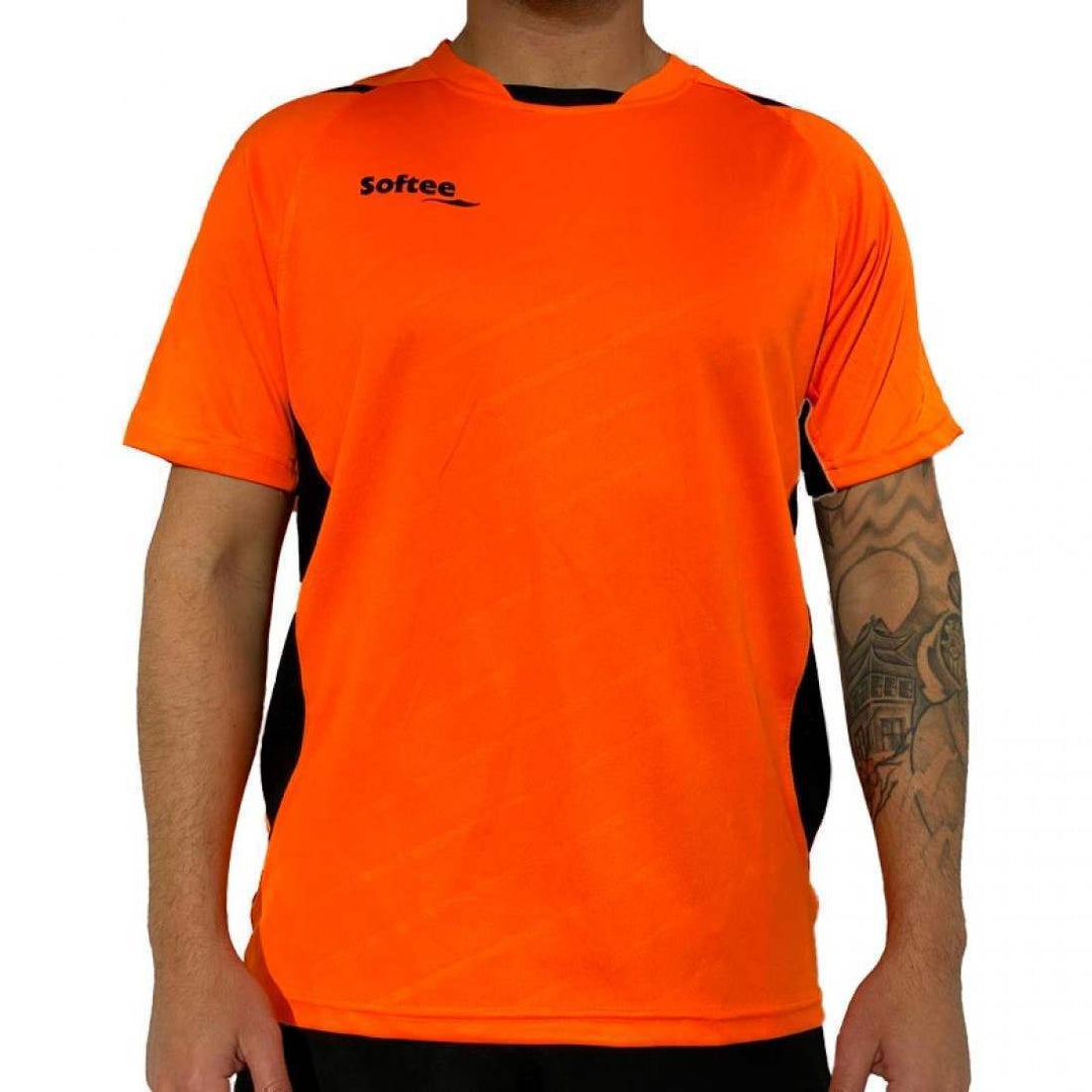 Camiseta Softee Play Naranja Negro | Softee