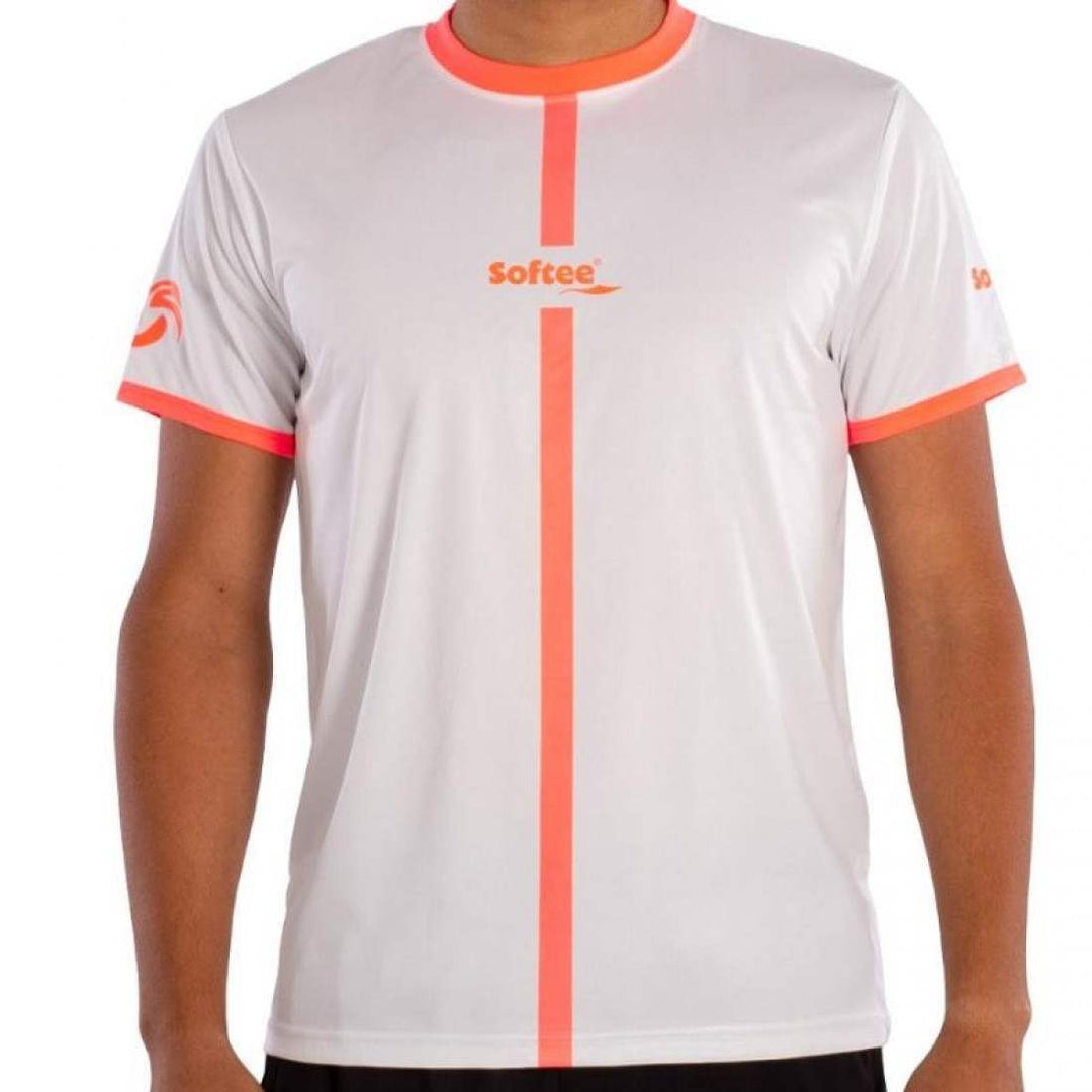 Camiseta Softee Tipex Blanco Coral Fluor Junior | Softee