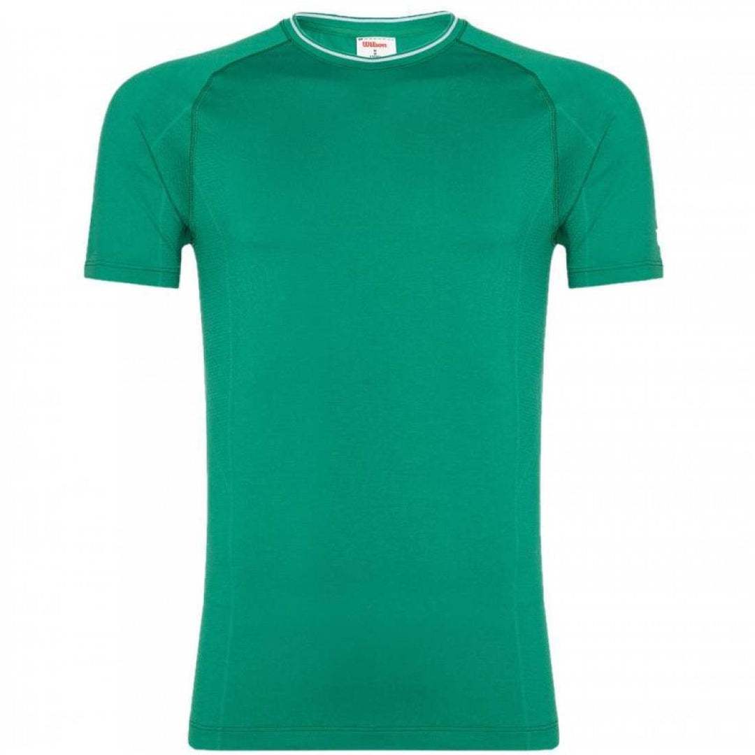 Camiseta Wilson Team Seamless Crew Verde