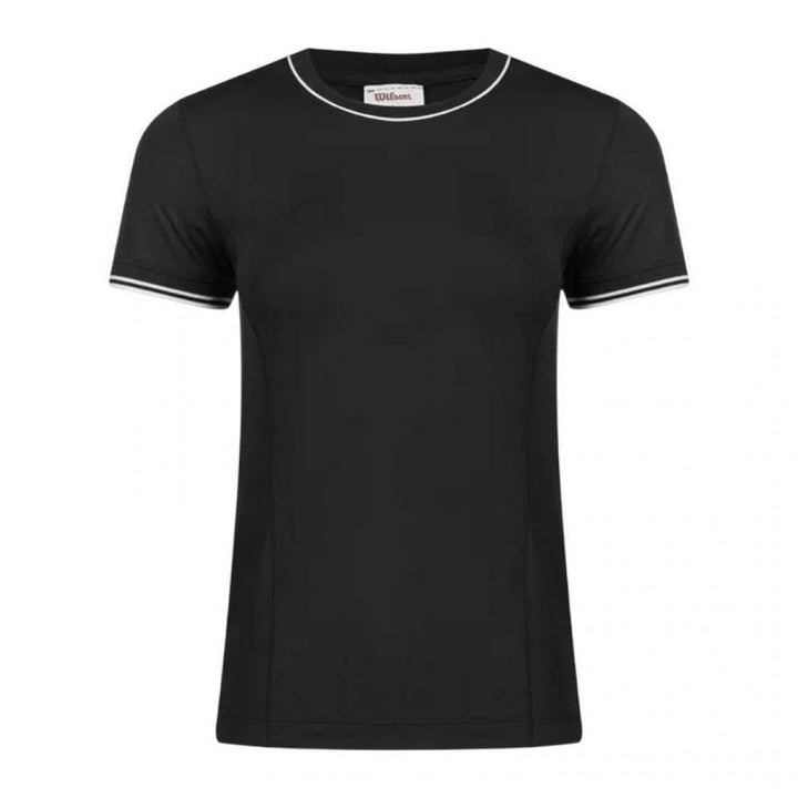 Camiseta Wilson Team Seamless Negro Mujer