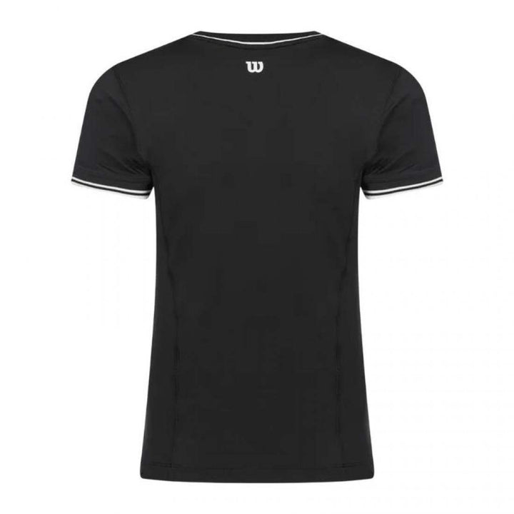 Camiseta Wilson Team Seamless Negro Mujer