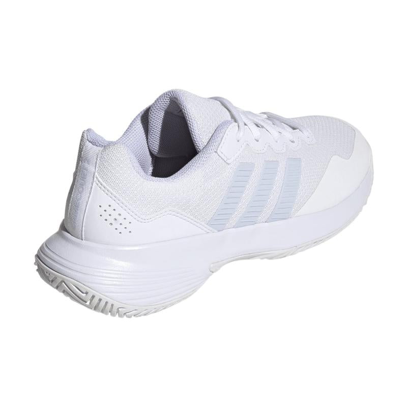 Zapatillas de Padel Adidas GameCourt 2 Blanco Azul Celeste Mujer