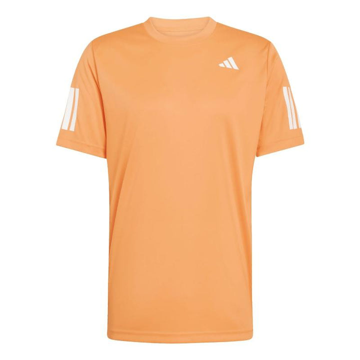 Camiseta Adidas Club 3 Stripes Naranja