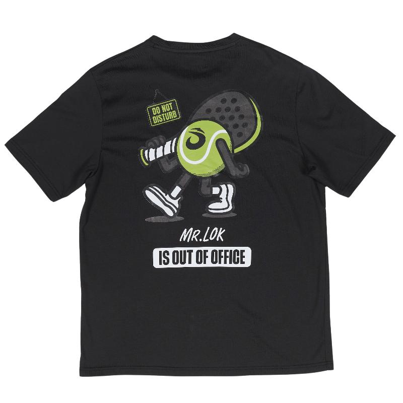 Camiseta Lok Out Of Office Negro