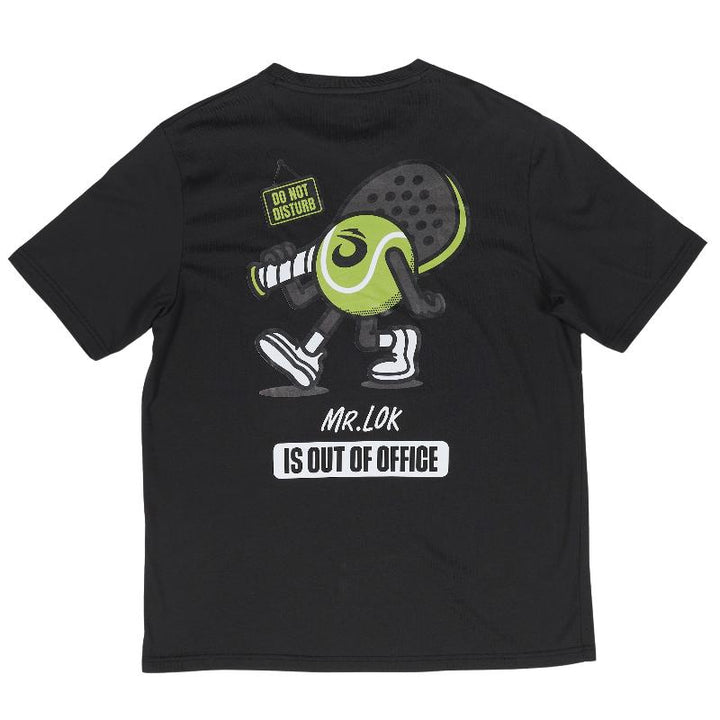 Camiseta Lok Out Of Office Negro