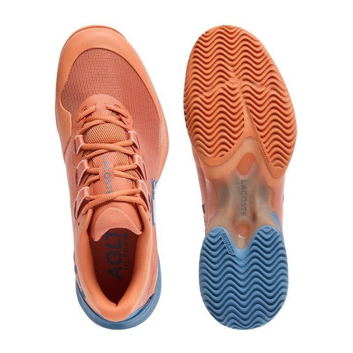 Zapatillas de Padel Lacoste AG-LT Ultra Clay Court Naranja Azul