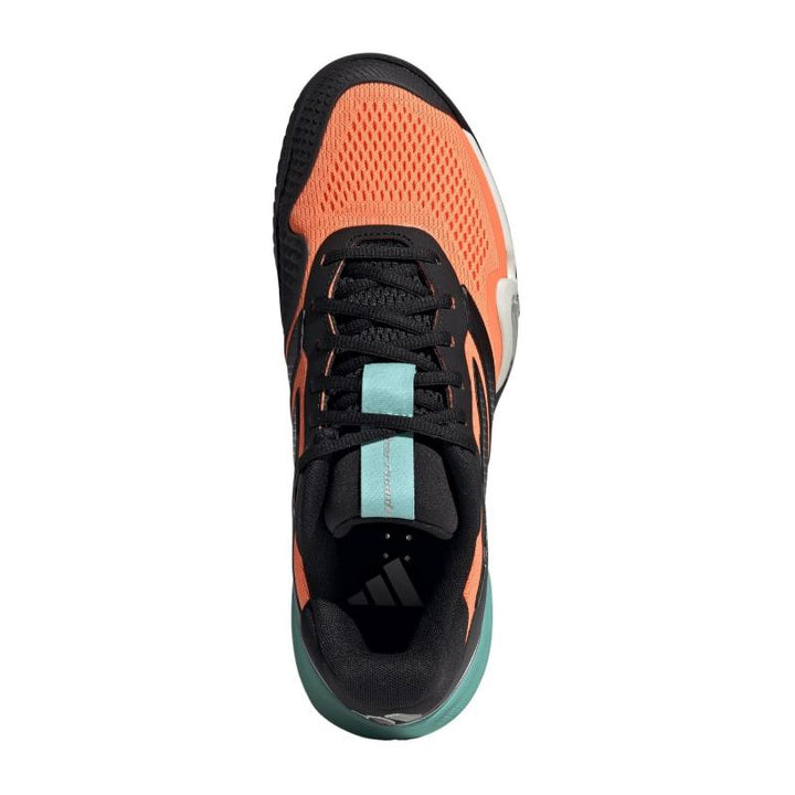 Zapatillas de Padel Adidas Barricade 14 Naranja Negro Aqua