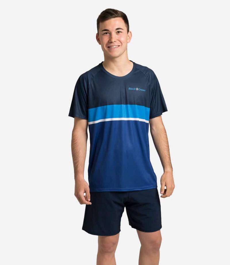 Camiseta Black Crown Porvo Azul