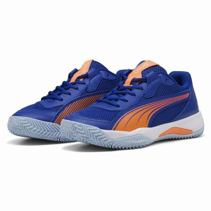 Zapatillas de Pádel de Pádel Puma Momo Gonzalez Nova Court Azul Naranja