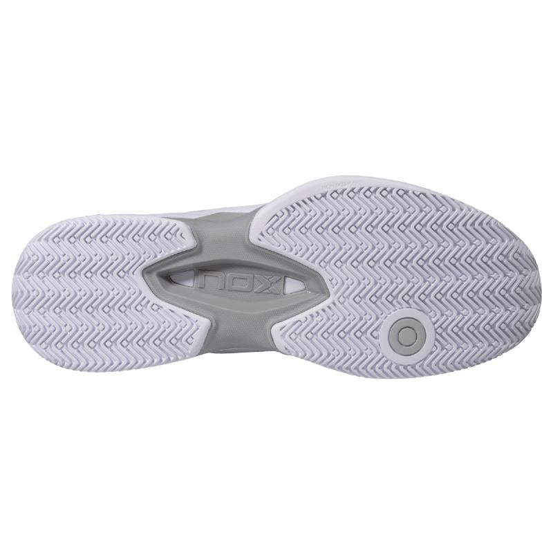 Zapatillas de Padel Nox AT10 Lux Blanco Gris Claro