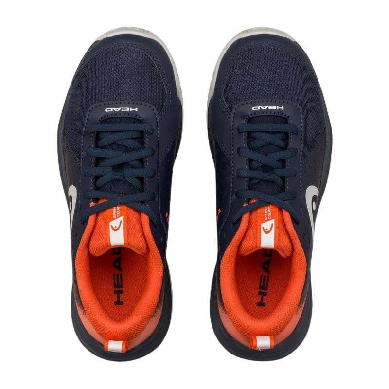 Zapatillas de Padel Head Sprint Court 4.0 Azul Oscuro Rojo Junior