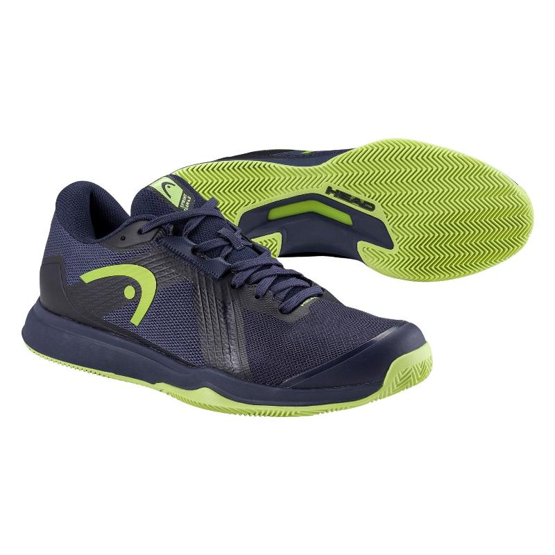 Zapatillas de Padel Head Sprint Team 4.0 Clay Azul Marino Lima