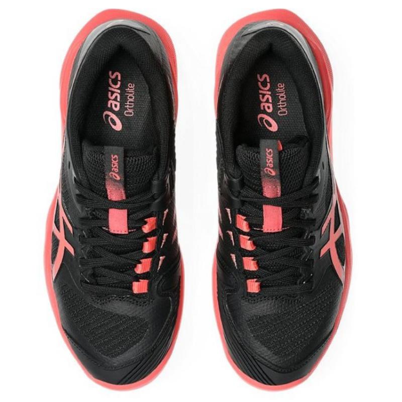 Zapatillas de Padel Asics Solution Speed FF 4 Clay Negro Rojo Mujer