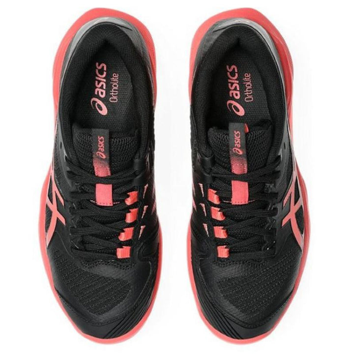Zapatillas de Padel Asics Solution Speed FF 4 Clay Negro Rojo Mujer