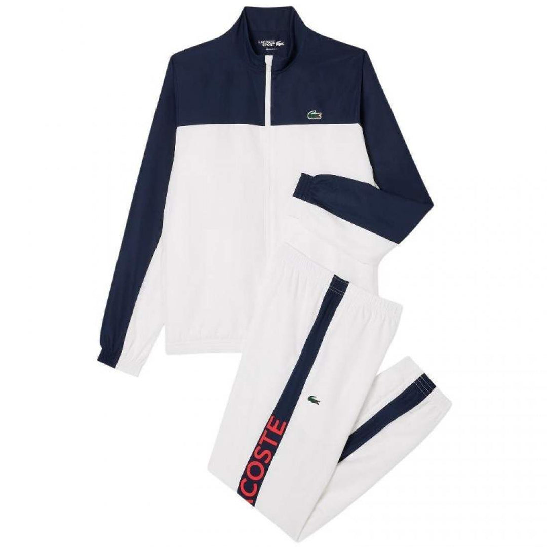 Chandal Lacoste Sport Blanco Azul Marino
