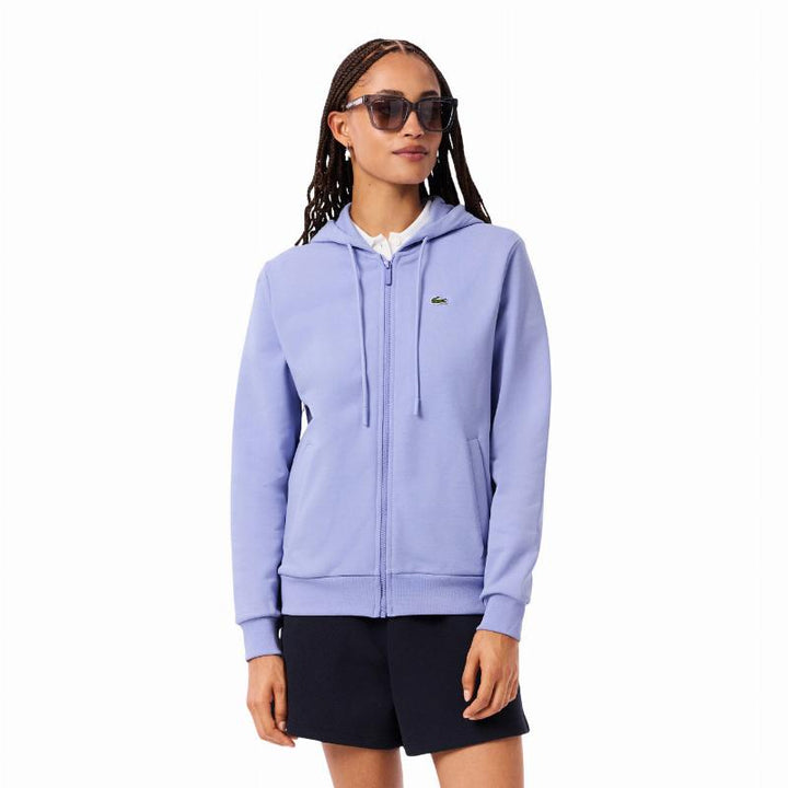 Giacca Lacoste Sport Cotone Blu Viola Donna