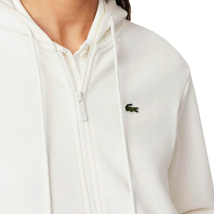 Lacoste Sport Women's White Cotton Jacket