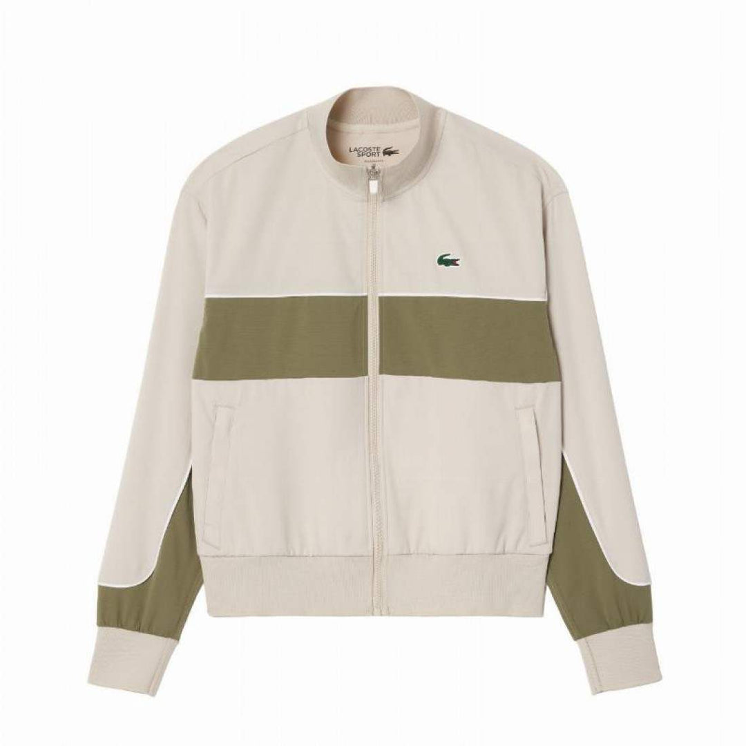 Chaqueta Lacoste Ultra Dry Gris Verde Kaki Mujer | LACOSTE