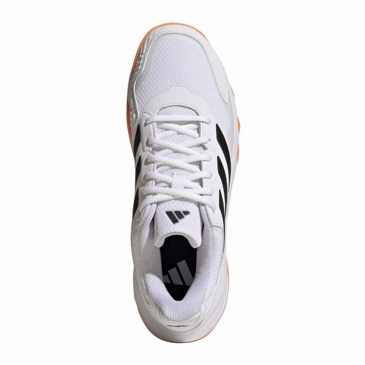 Zapatillas de Padel Adidas CourtJam Control 3 Clay Blanco Naranja Negro