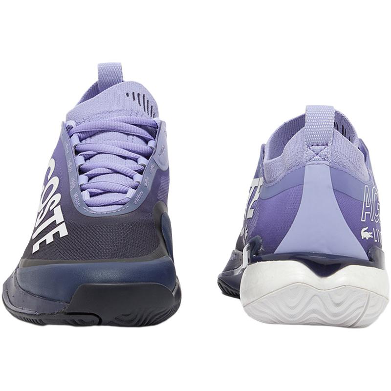 Zapatillas de Padel Lacoste AG-LT25 Lite Clay Purpura Azul Marino Mujer