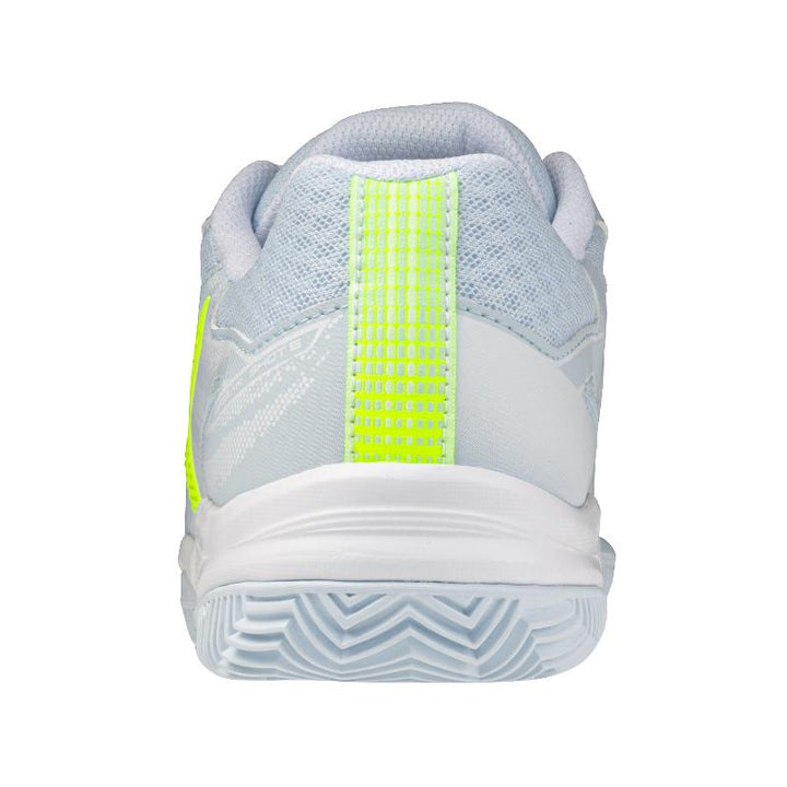 Zapatillas de Padel Mizuno Break Shot 5 Clay Azul Claro Blanco Fluor Mujer