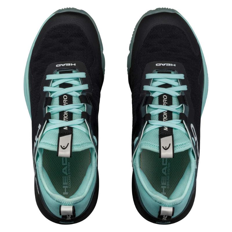 Zapatillas de Padel Head Motion Pro Padel Negro Aqua Mujer