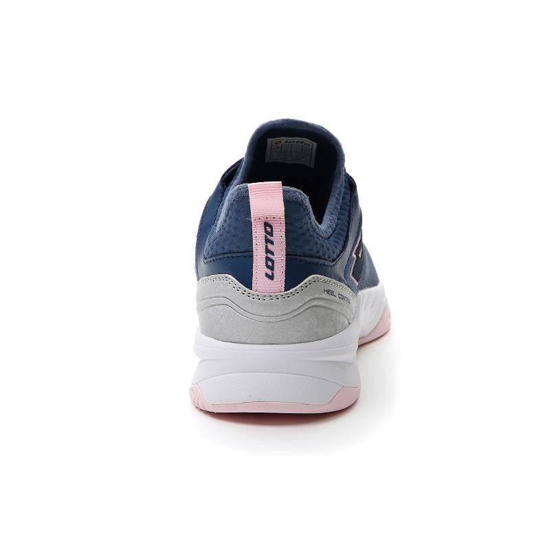 Zapatillas de Pádel de Pádel Lotto Mirage 500 II Azul Denim Rosa Gris Metal Mujer