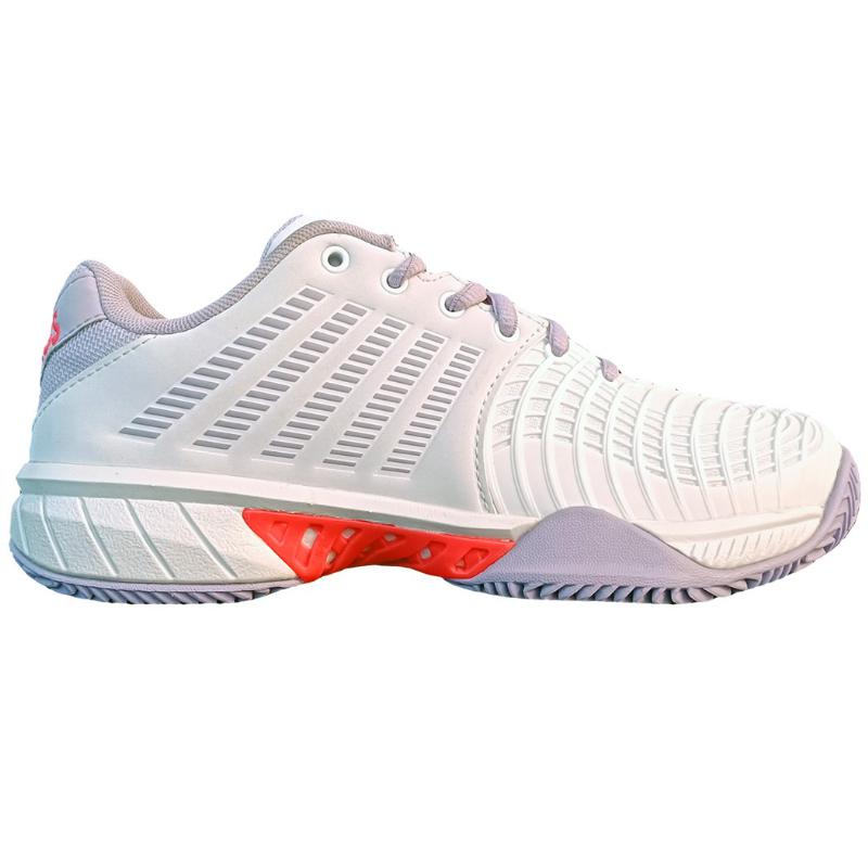 Zapatillas de Padel Kswiss Express Light 3 HB Clay Blanco Lila Mujer