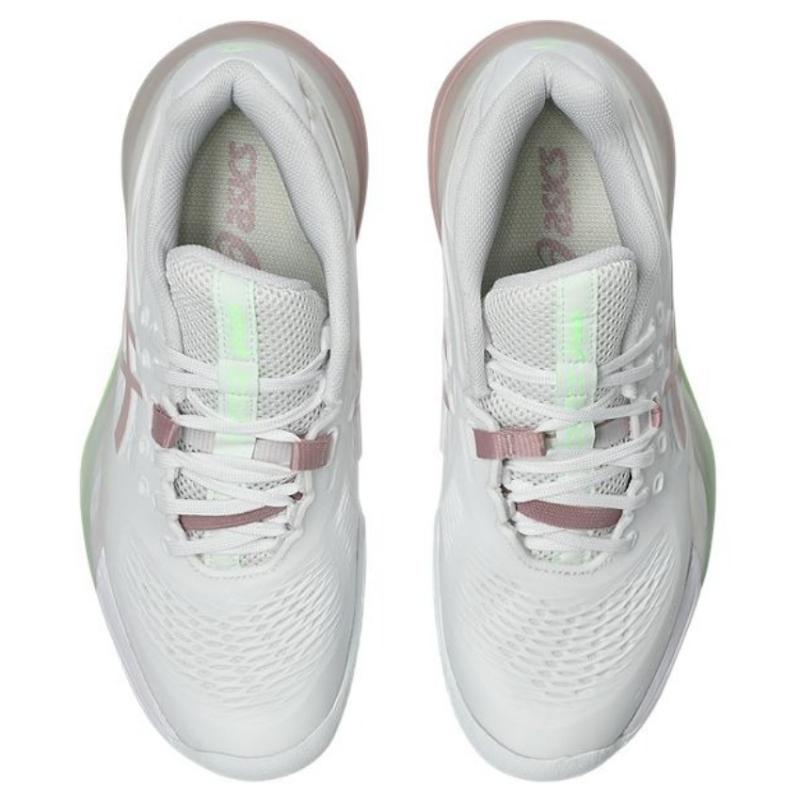 Zapatillas de Padel Asics Gel Resolution X Clay Blanco Rosa Morganita Mujer
