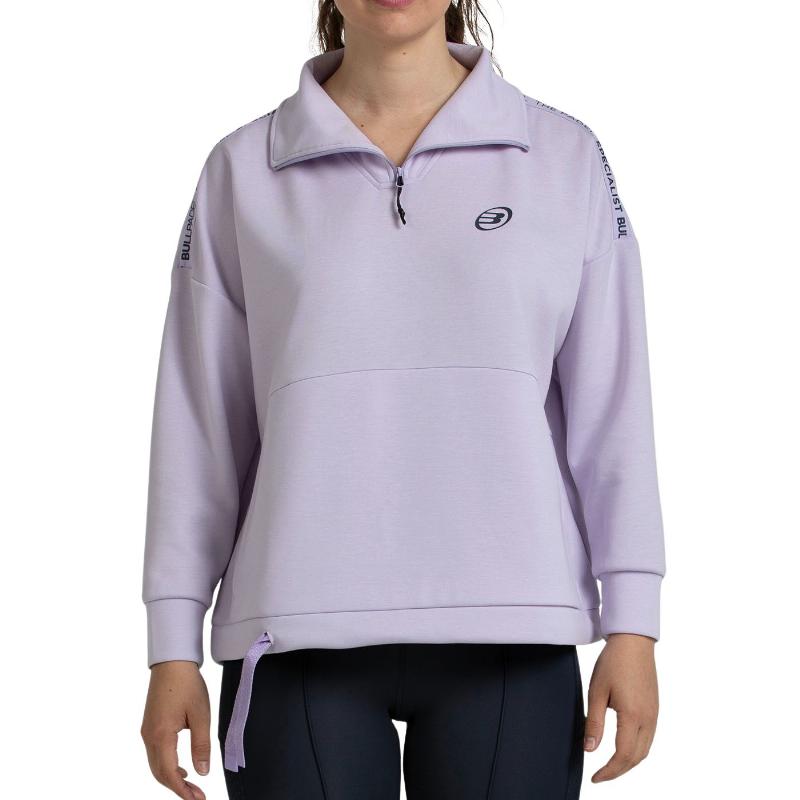 Sudadera Bullpadel Alasia Lila Pastel