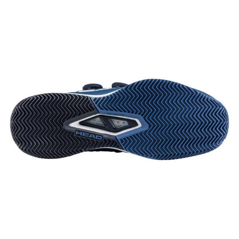 Zapatillas de Padel Head Endure Pro BOA Clay Azul Oscuro